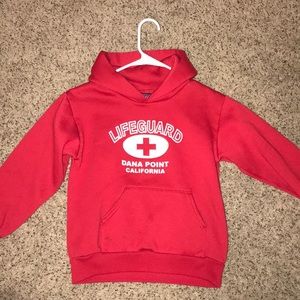 Dana Point Lifeguard Red Hoodie